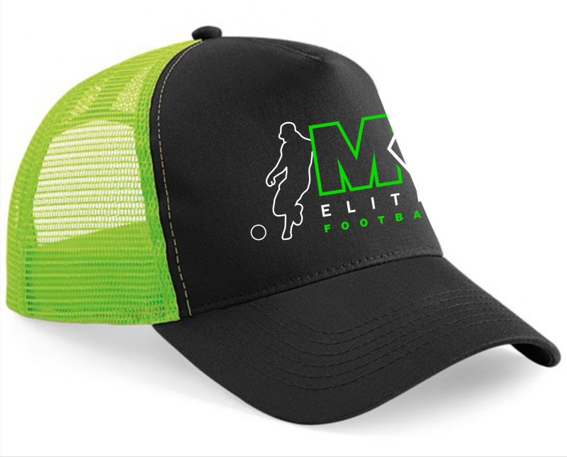 MK Elite Trucker Style Cap In Green/black