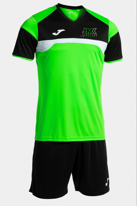 MK Elite Danubio Iii Green/black Shorts/top Set