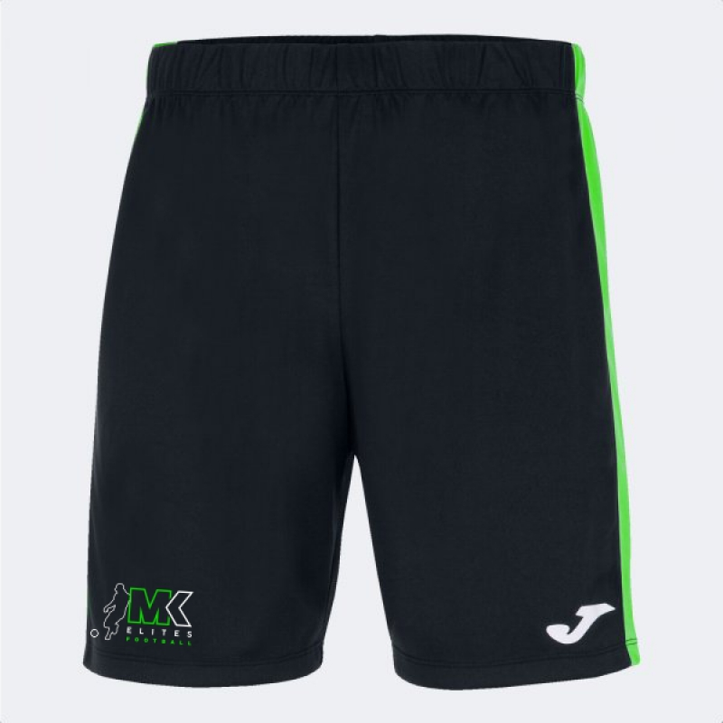 MAXI SHORTS BLACK NEON GREEN
